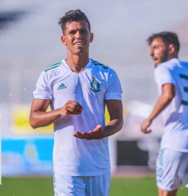 محمد الفقيه بعد تسجيله الهدف الأول