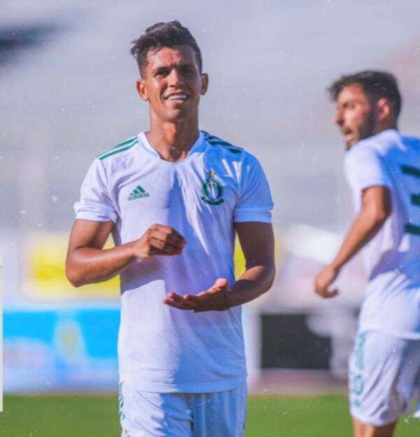 محمد الفقيه بعد تسجيله الهدف الأول