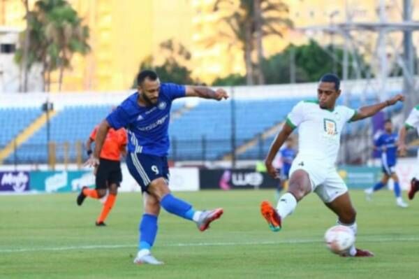 من لقاء سموحة والبنك الأهلي