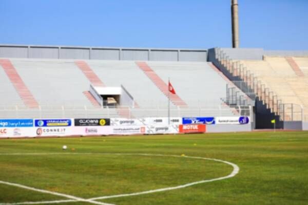 من ملعب المباراة