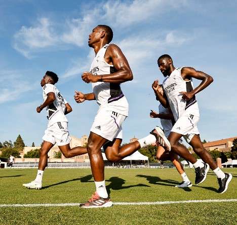 من تدريبات ريال مدريد