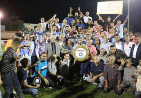 تتويج شباب رفح بلقب الدوري