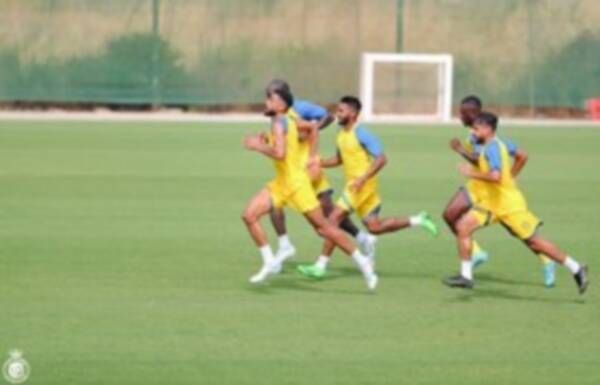 من التدريبات - المصدر: نادي النصر