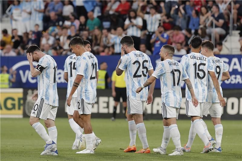 لاعبو منتخب الأرجنتين