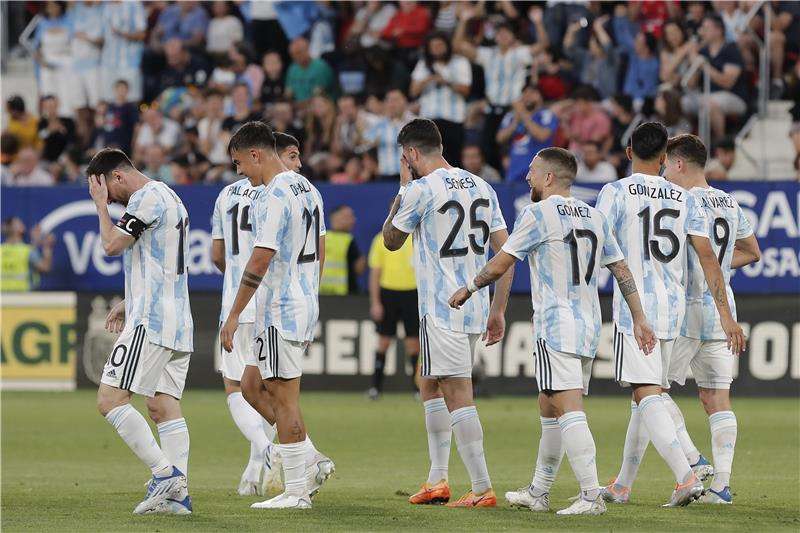 لاعبو منتخب الأرجنتين