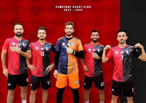 طاقم نادي الوثبة السوري