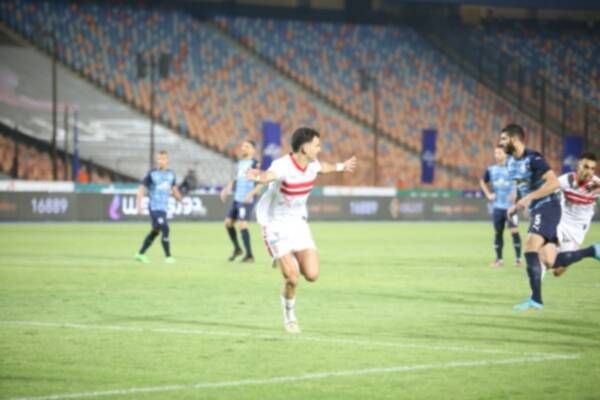 فرحة زيزو بالهدف الأول