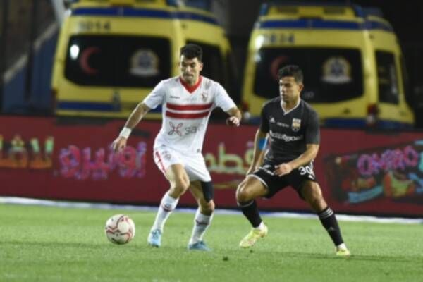 من لقاء الذهاب بين الزمالك والجونة