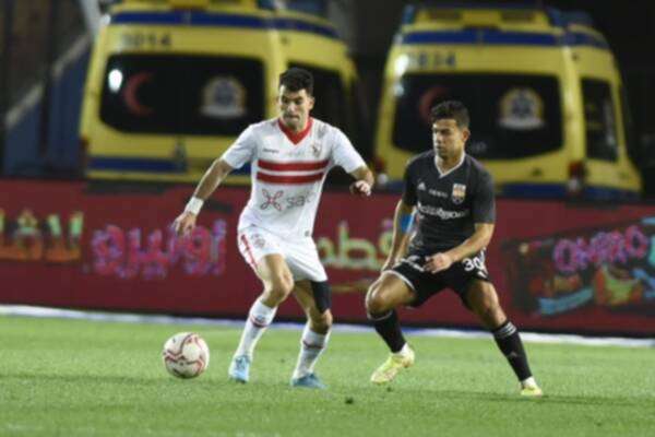 من لقاء الذهاب بين الزمالك والجونة