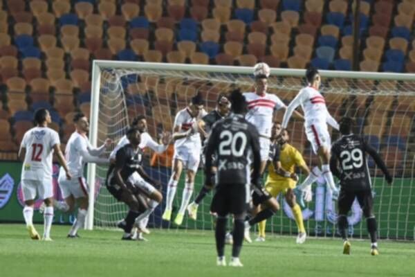 من لقاء الدور الأول بين الزمالك والجونة