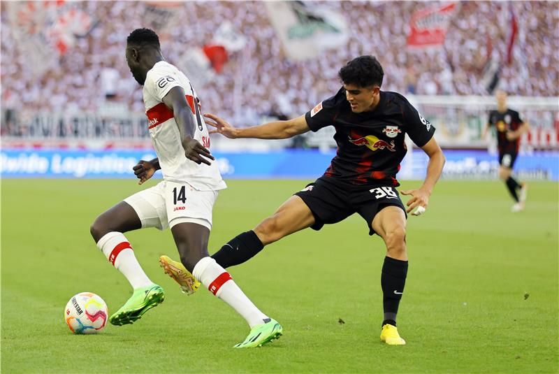 من مباراة لايبزيج وشتوتجارت