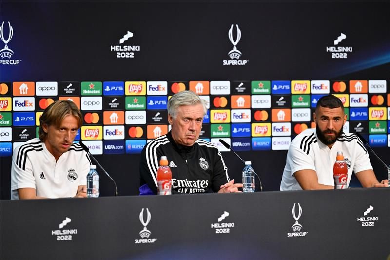 من المؤتمر الصحفي التقديمي للمباراة