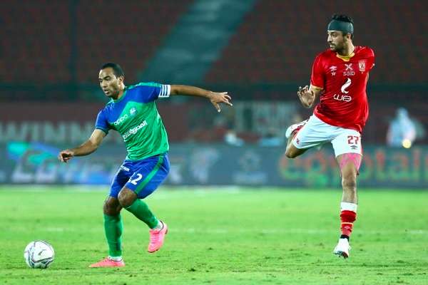 من لقاء سابق بين الأهلي والمقاصة