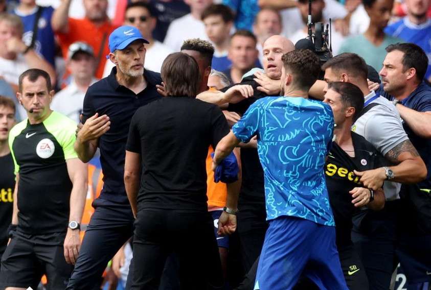 جانب من المشاجرة