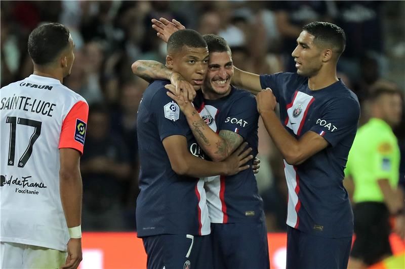 فيراتي ومبابي وحكيمي