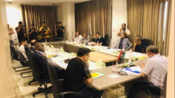 من المؤتمر الصحفي