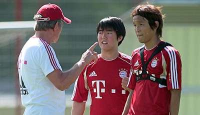 تاكاشي أوسامي في تدريبات اليوم