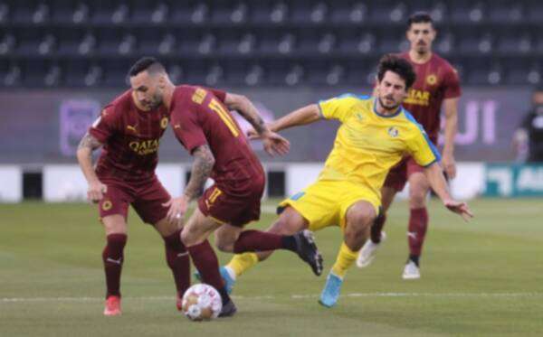 من مباراة سابقة بين السد والغرافة