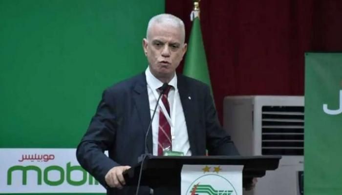 جهيد زفيزف رئيس الاتحاد الجزائري لكرة القدم