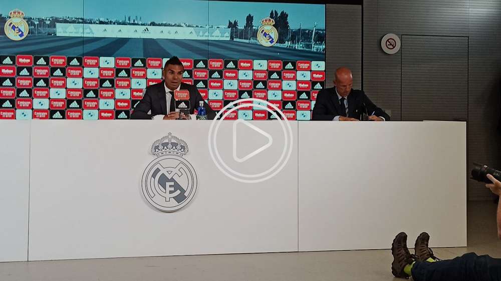 كاسيميرو في مؤتمر وداعه