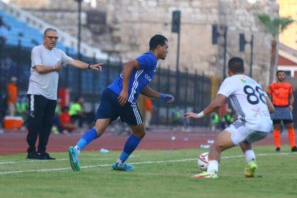 من لقاء الجونة وسموحة