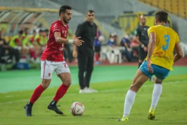 من مباراة الأهلي والإسماعيلي