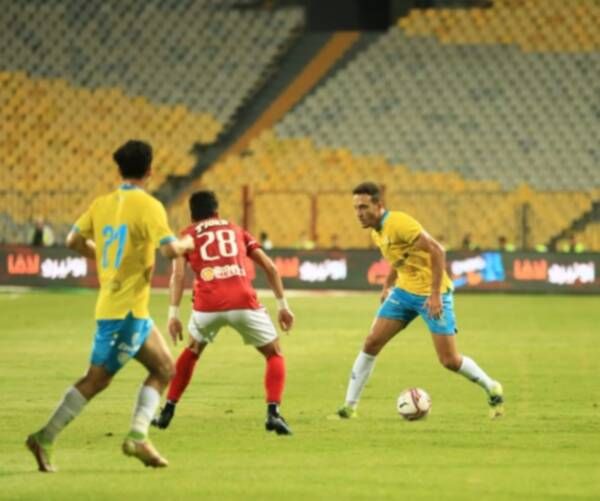 من مباراة الأهلي والإسماعيلي