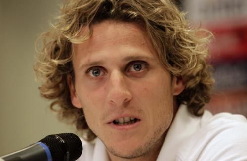 Uruguayan star striker Diego Forlan 