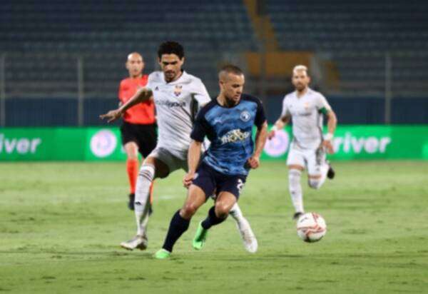 من مباراة بيراميدز والجونة