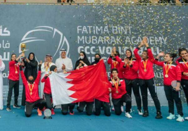 احتفالات فريق البحرين