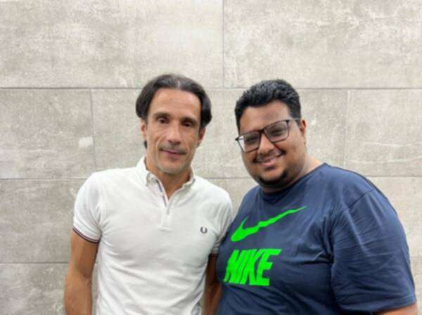 نونو ألميدا مع مراسل كووورة