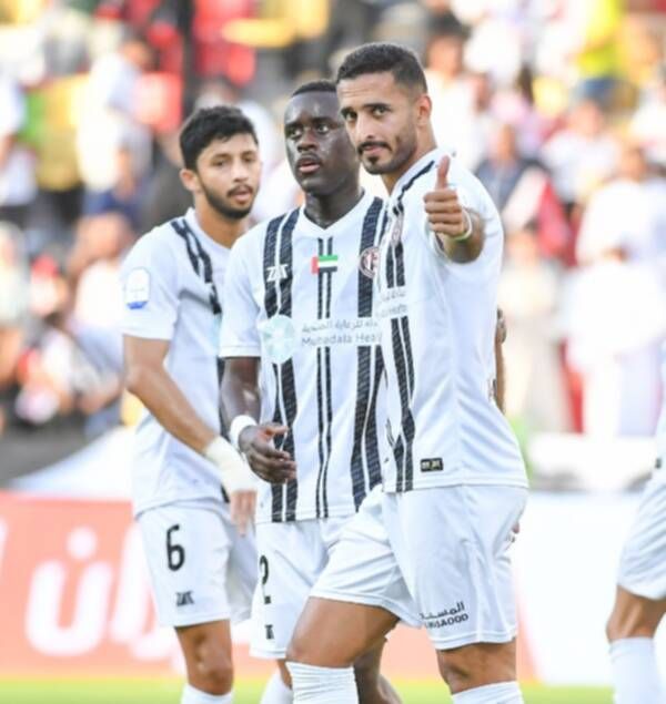 من مباراة الجزيرة ودبا الفجيرة