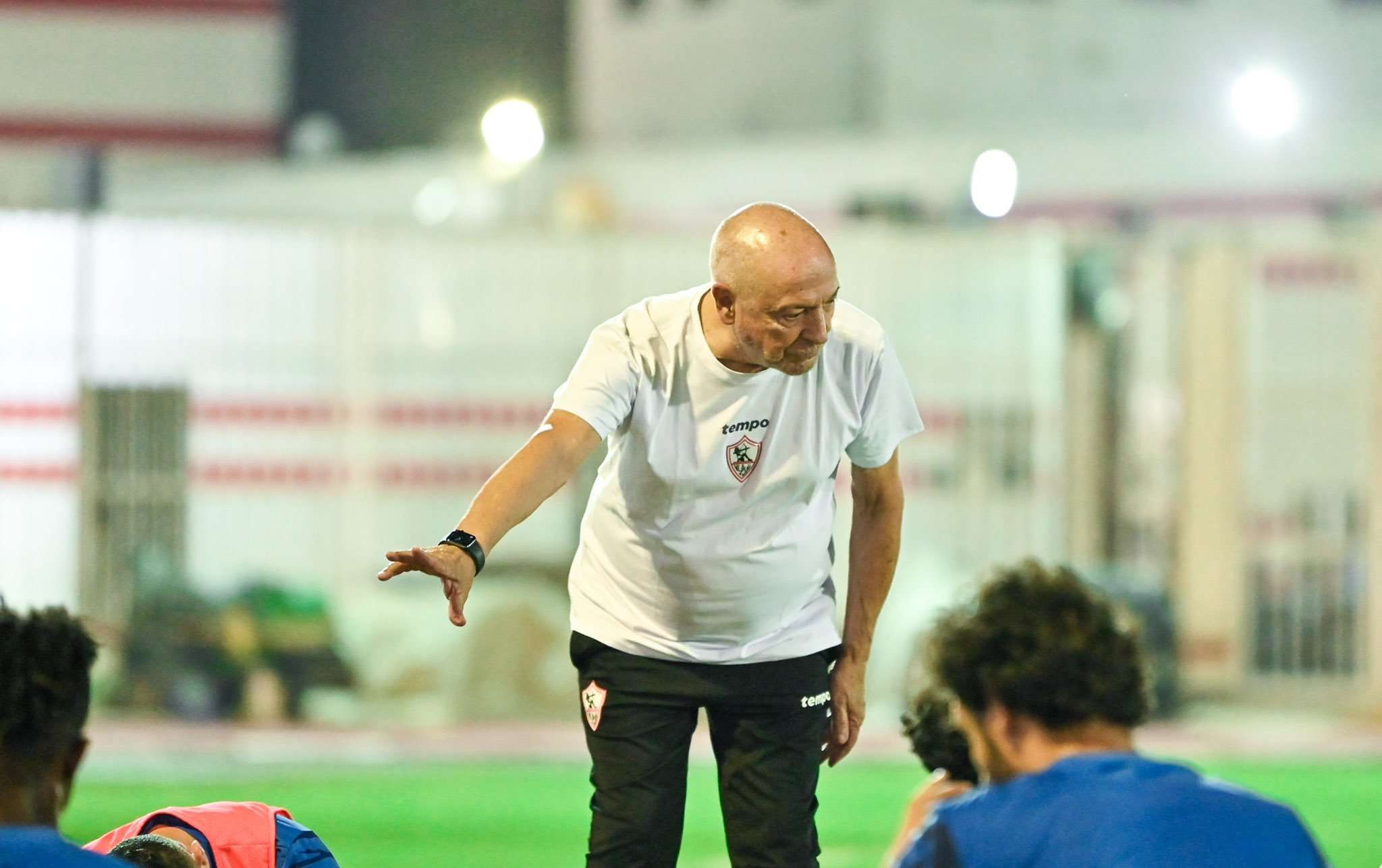 فيريرا في مران الزمالك