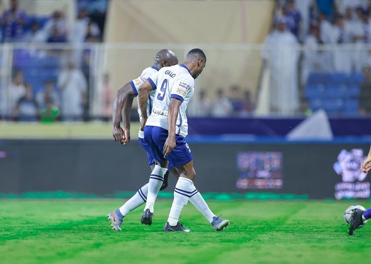 من اللقاء (نقلًا عن حساب الهلال على تويتر)