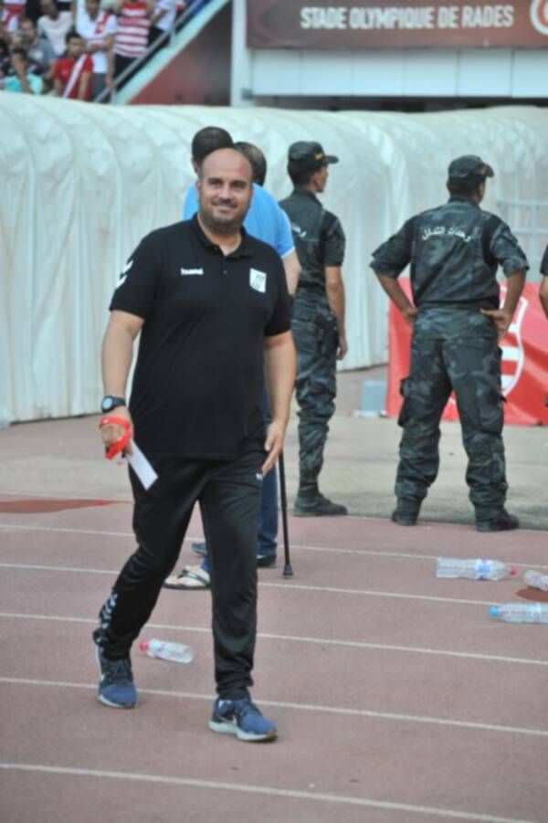 مدرب الصفاقسي كريم دلهوم في مباراة اليوم