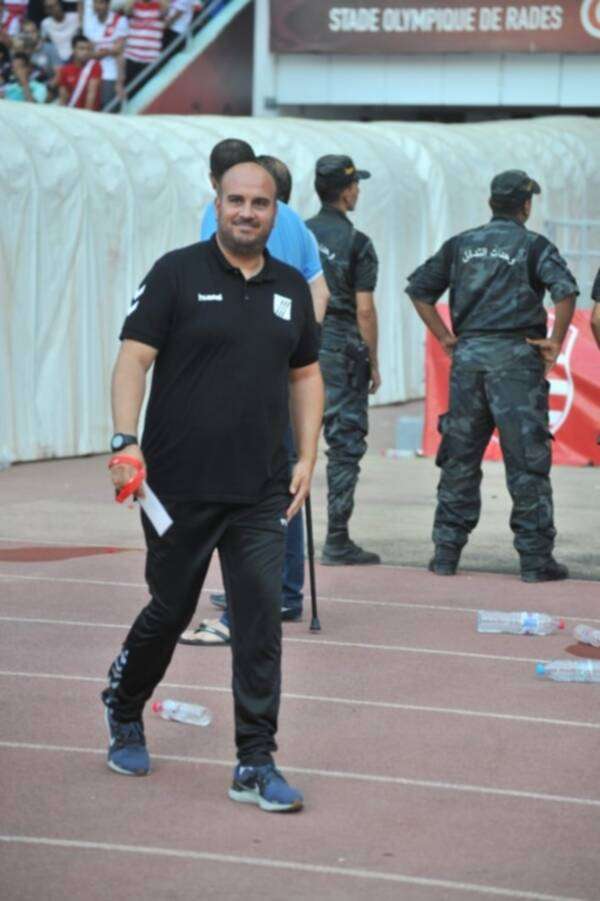 مدرب الصفاقسي كريم دلهوم في مباراة اليوم