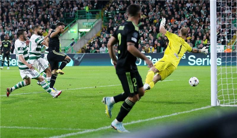 من مباراة ريال مدريد وسيلتيك