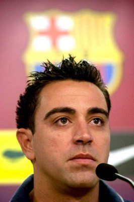 FC Barcelona midfielder Xavi Hernandez