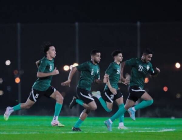 من مران المنتخب السعودي للشباب