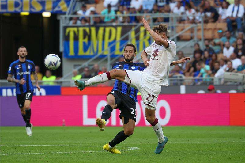 جانب من لقاء إنتر ميلان وتورينو