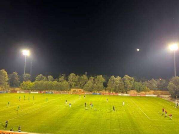 من ملعب المباراة