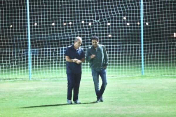 هاني سعيد مع الدكتور هشام مصطفى