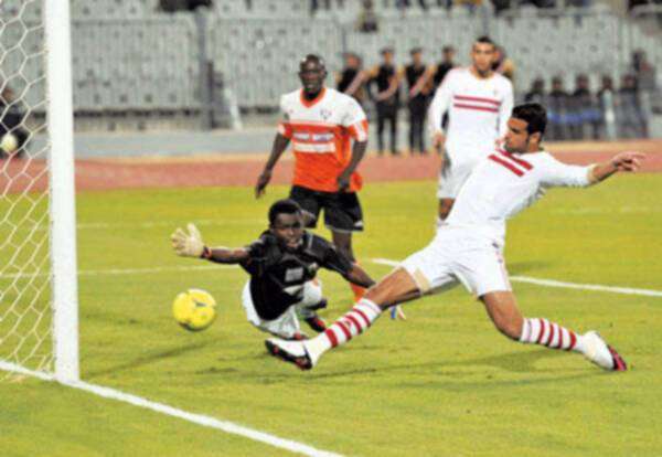 من مباراة سابقة بين الزمالك وجازيلي