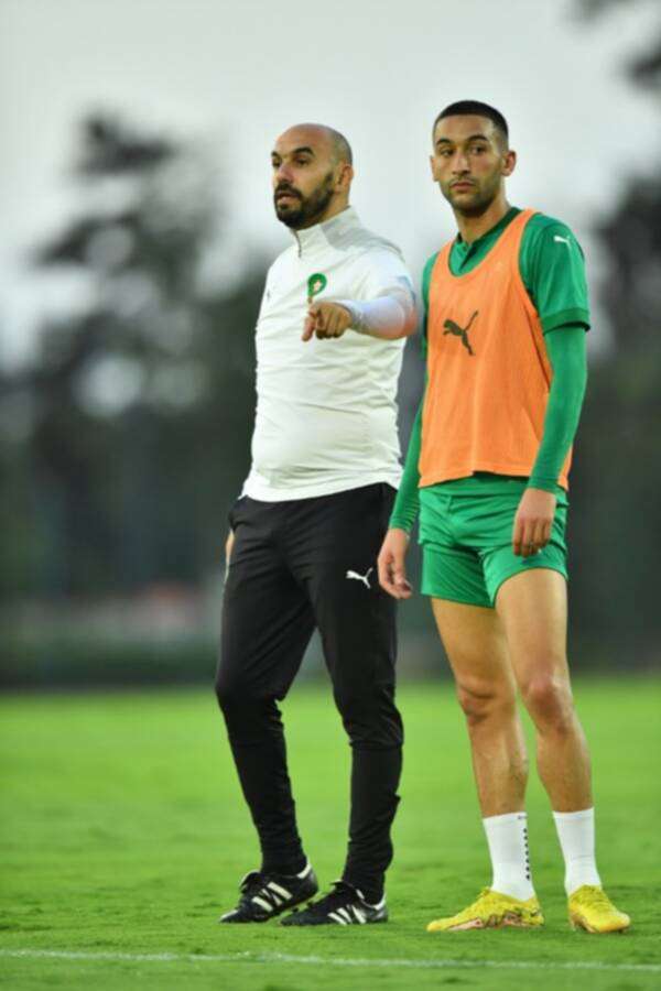 حكيم زياش والركراكي