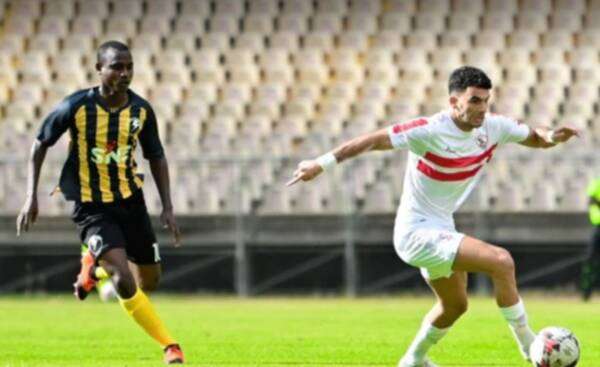 من مباراة الزمالك وإليكت