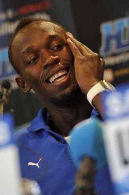 العداء الجاميكي يوسين بولت