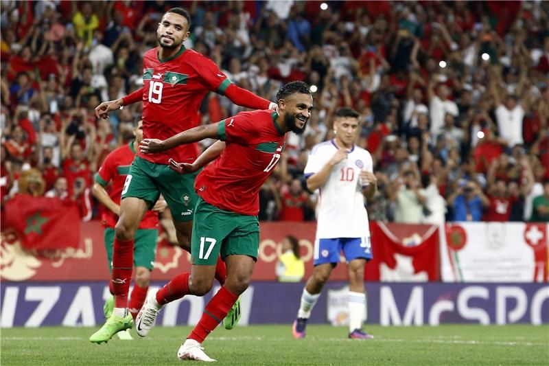 لاعبو منتخب المغرب