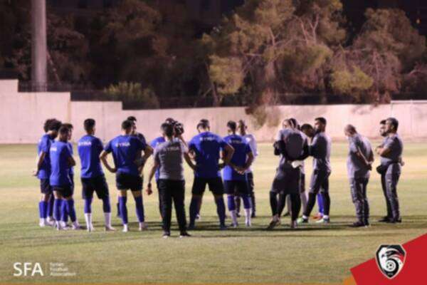 تدريبات منتخب سوريا (المصدر: صفحة الاتحاد السوري)