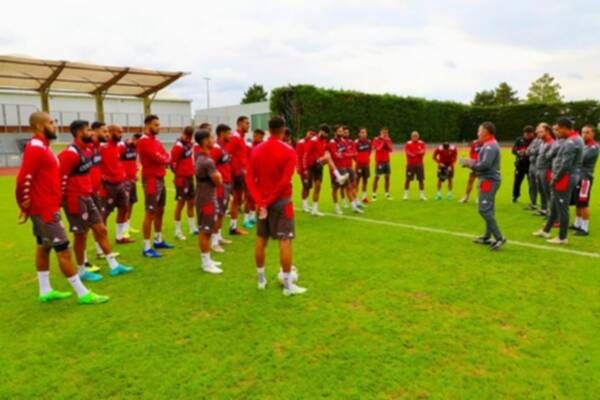 من تدريبات اليوم في فرنسا