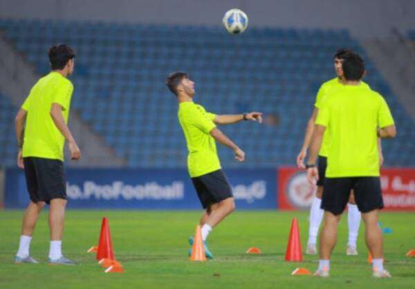 جانب من التدريبات